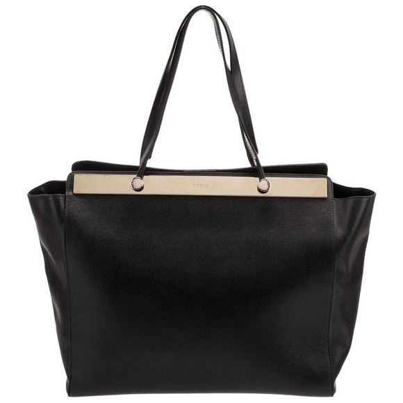 FURLA
Black Leather Tote Bag - Picture 1 of 16